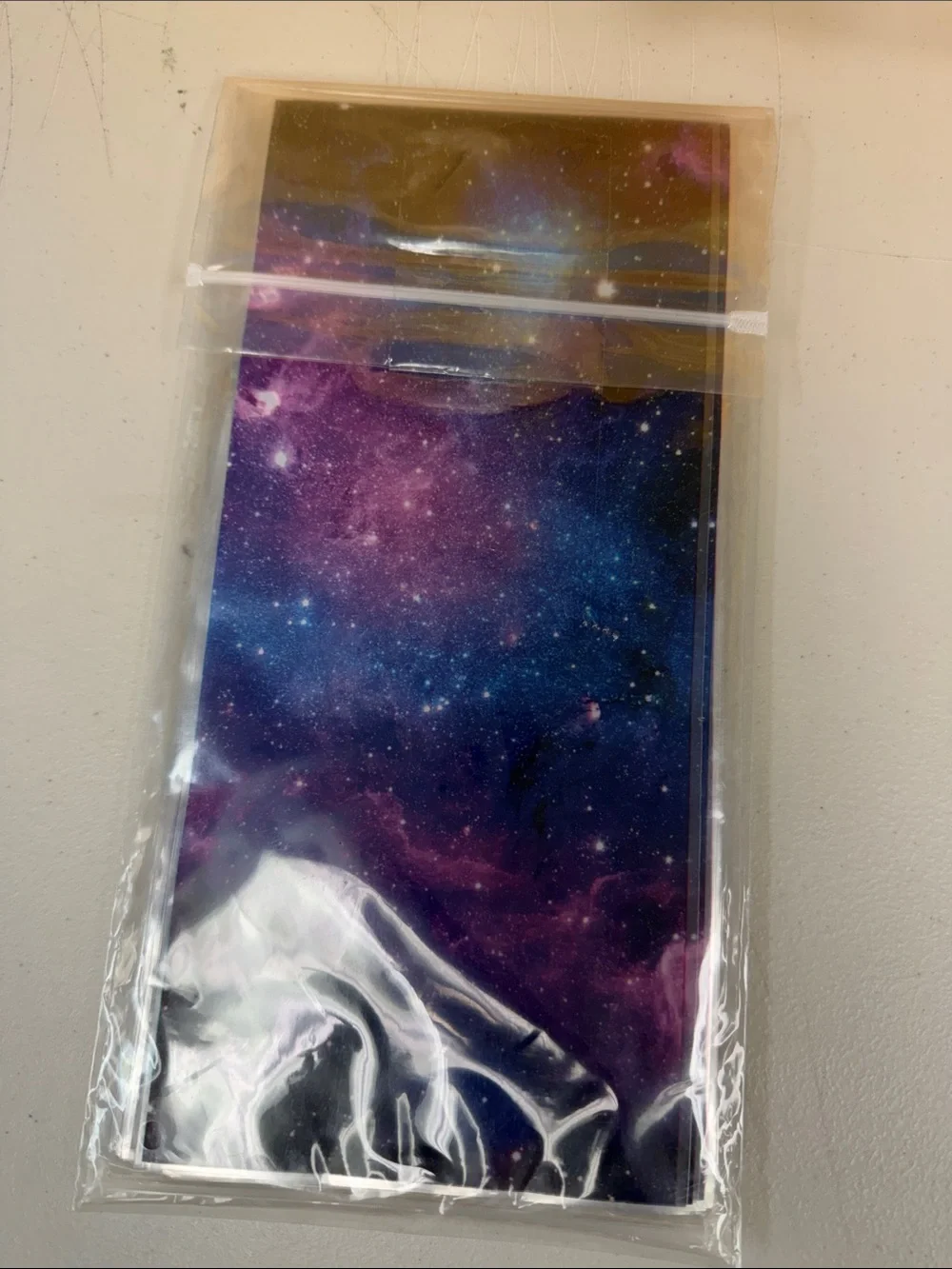 Claby Galaxy 100 pack galaxy Print Pack of treat bags party bags w/ ties new